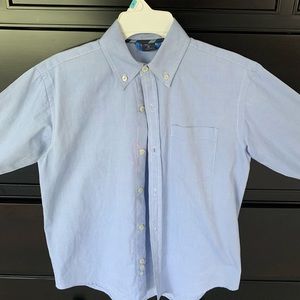 GAP kids button up long sleeve shirt